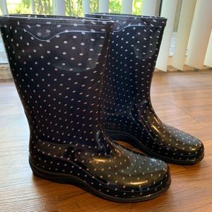 Sloggers Women’s Black Polka Dot Rain Boots